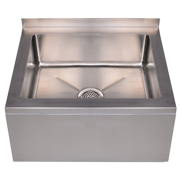 Whitehaus Noah'S Collection Utility Sgl Bowl Wall Mount Mop Sink, SS WHMS2424 - main